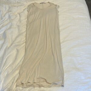 Athleta Cream Maxi Dress